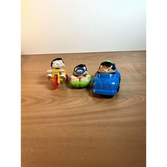 McDonalds Happy Meal Toys Bobby's World Action Figure Set Collectible Bundle 3 - Picture 1 of 8